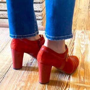 Anthropologie shoe booties.